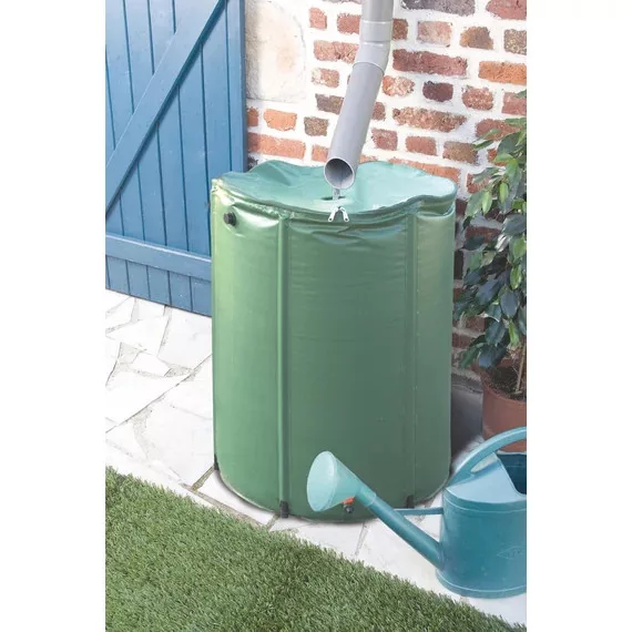 Esővízgyűjtő tartály-WATER TANK, 60 x 70 cm, 200L, zöld