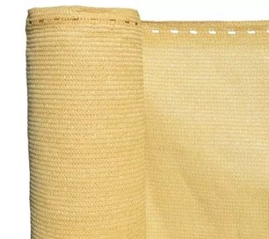 Árnyékoló háló 1,5mx10m 120g/m2, homok színű.
