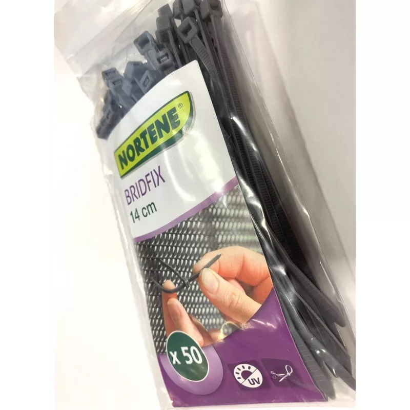 BRIDFIX gyorskötöző 50db/csomag - szürke
