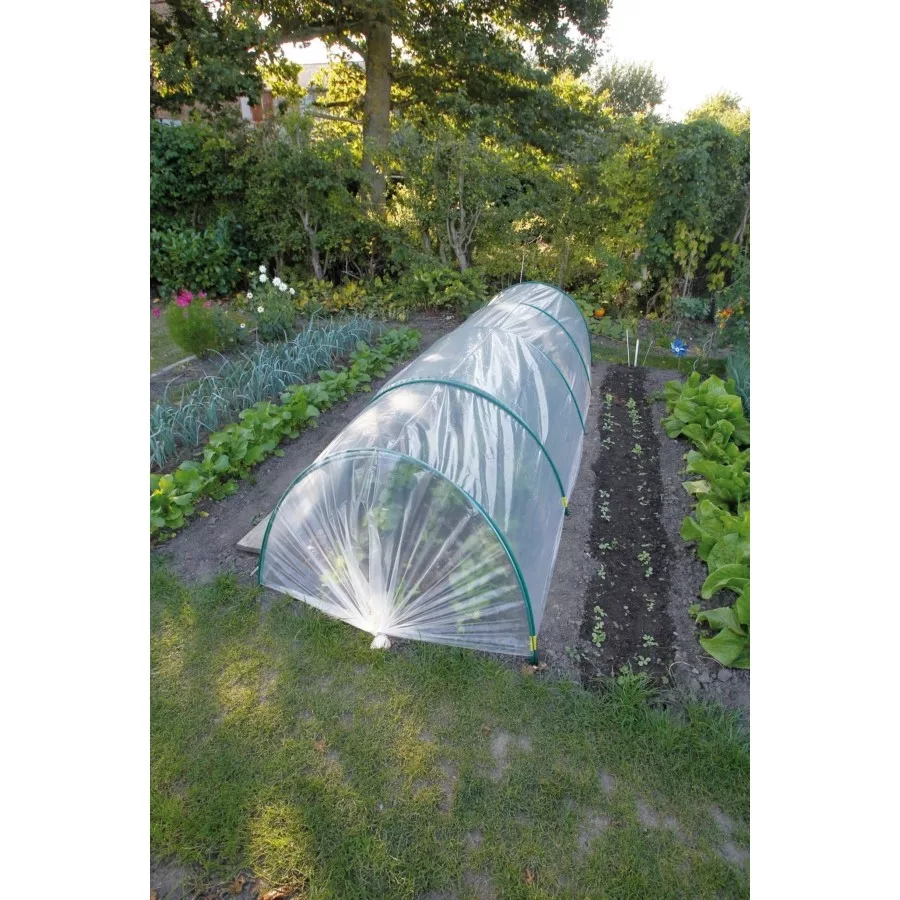 Alagútfólia készlet 7 db boltívvel, 2db rögzítővel, kötözőkkel, 50 µ., 2x5m