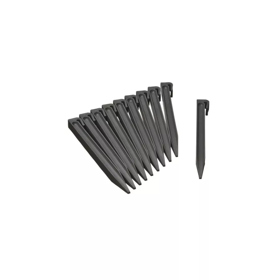 Leszúró tüske 26,7cm 10db-os szett, szürke