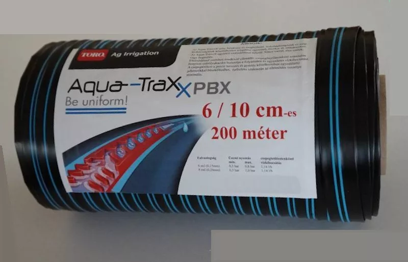 AquaTraXX 10cm osztású csepegtető szalag 6mil (200m/tekercs)