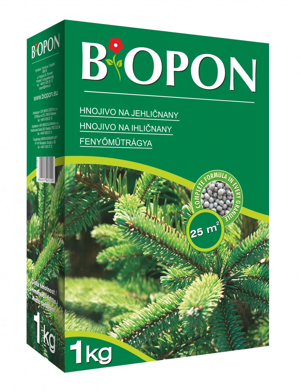 Biopon tűlevelű növénytáp 1kg
