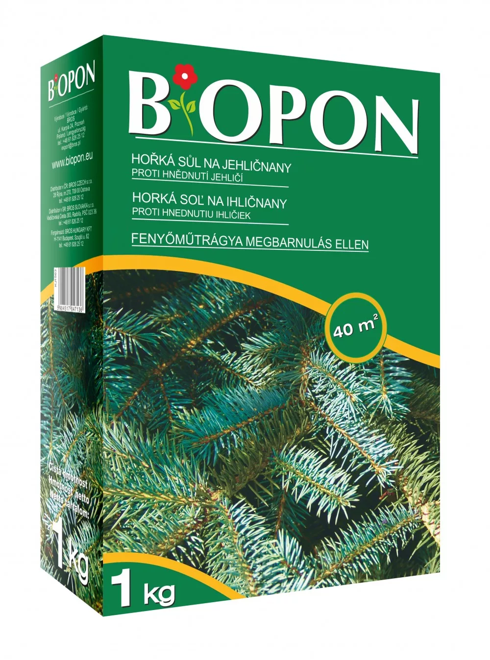 Biopon tűlevelű barnulás elleni növénytáp 1kg