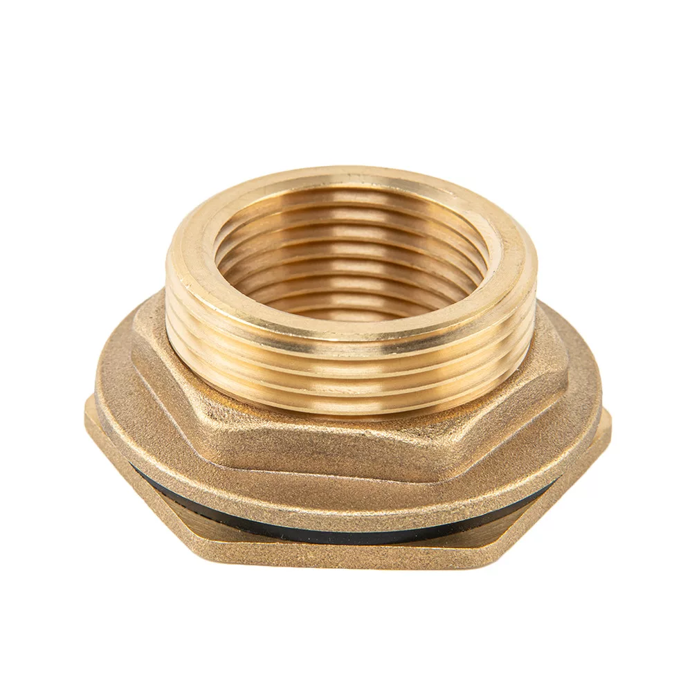 Réz tartály csatlakozó közcsavar, átmenet 1" x 1 1/4" KB