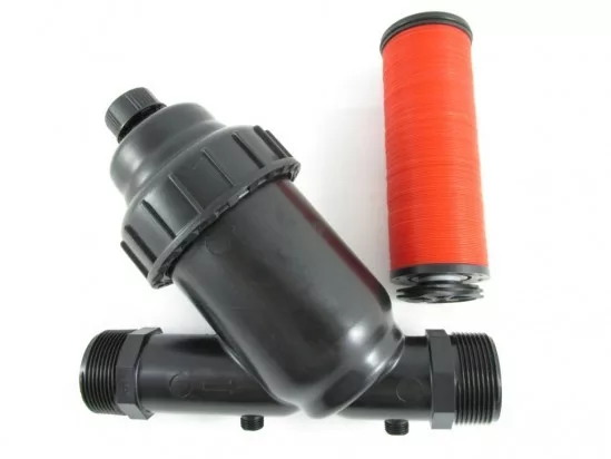 Irritec lamellás szűrő, 2", kupakos, 20 m3/h,120 mesh/130 mikron
