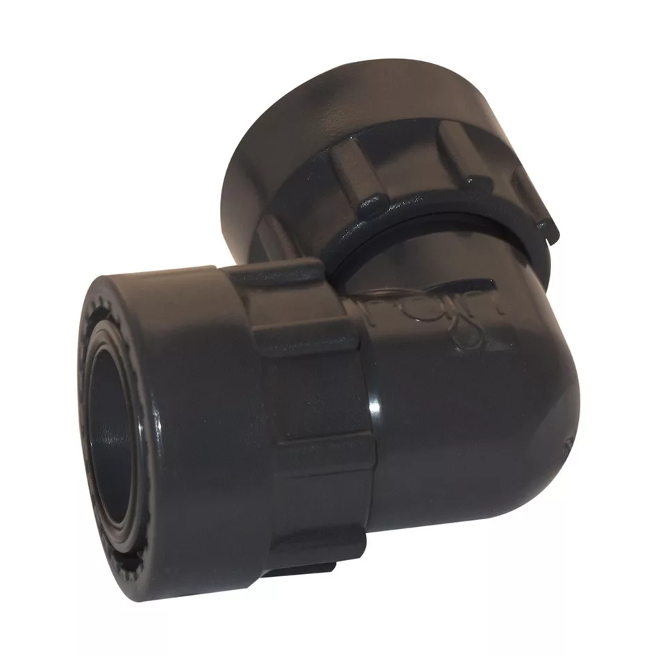 Hollanderes szelepkötő könyök 1" BB PVC