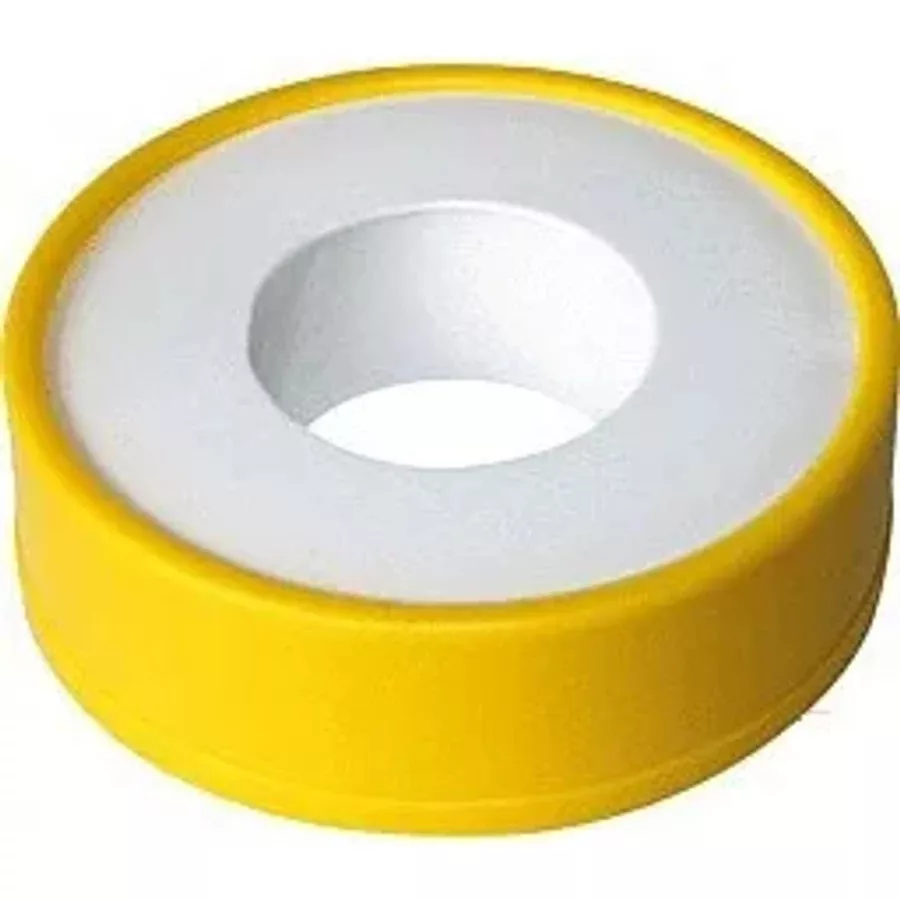 Teflonszalag sárga 12mm x 12m x 0,1mm gázos