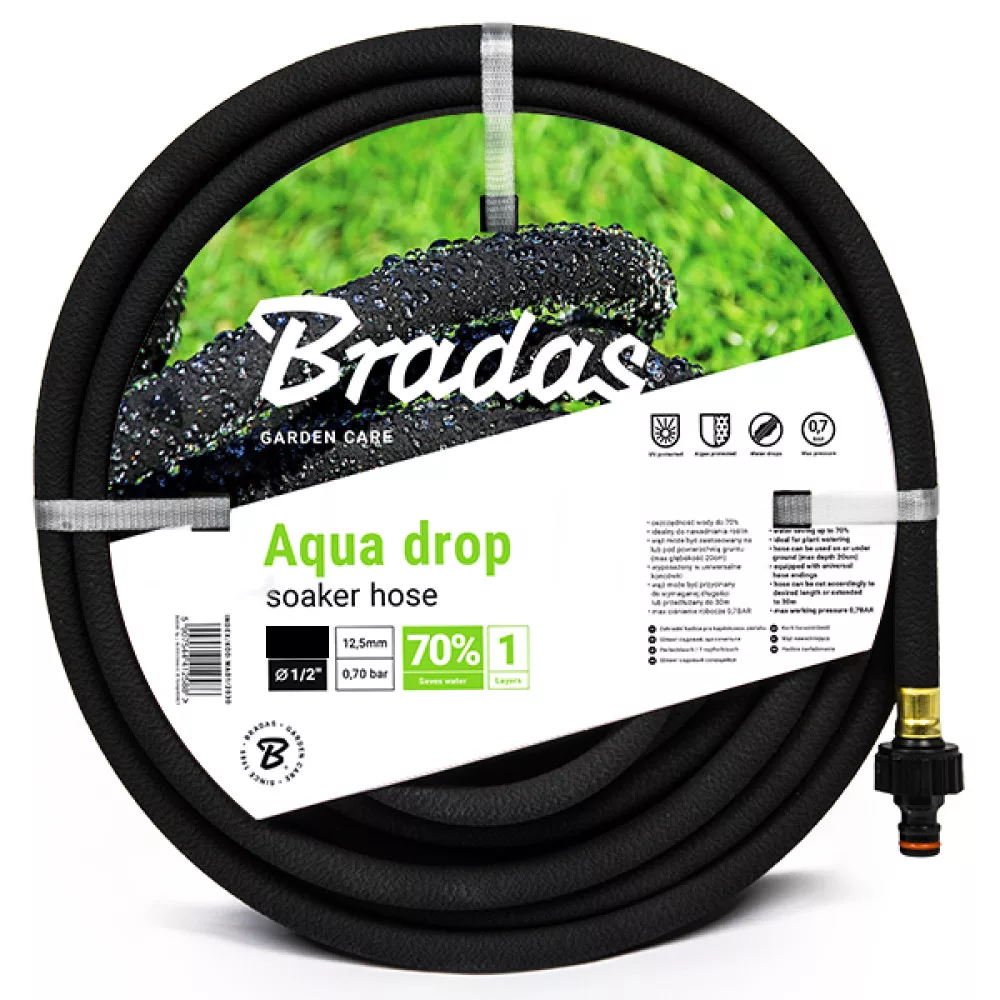 Bradas Aqua Drop izzadó tömlő 1/2" 15m