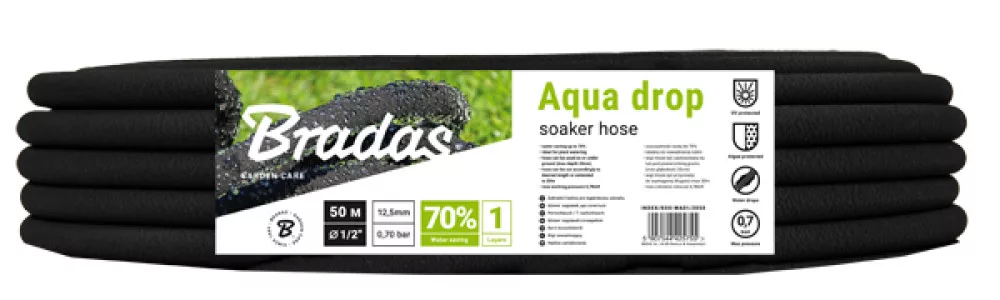 Bradas Aqua Drop izzadó tömlő 1/2" 50m